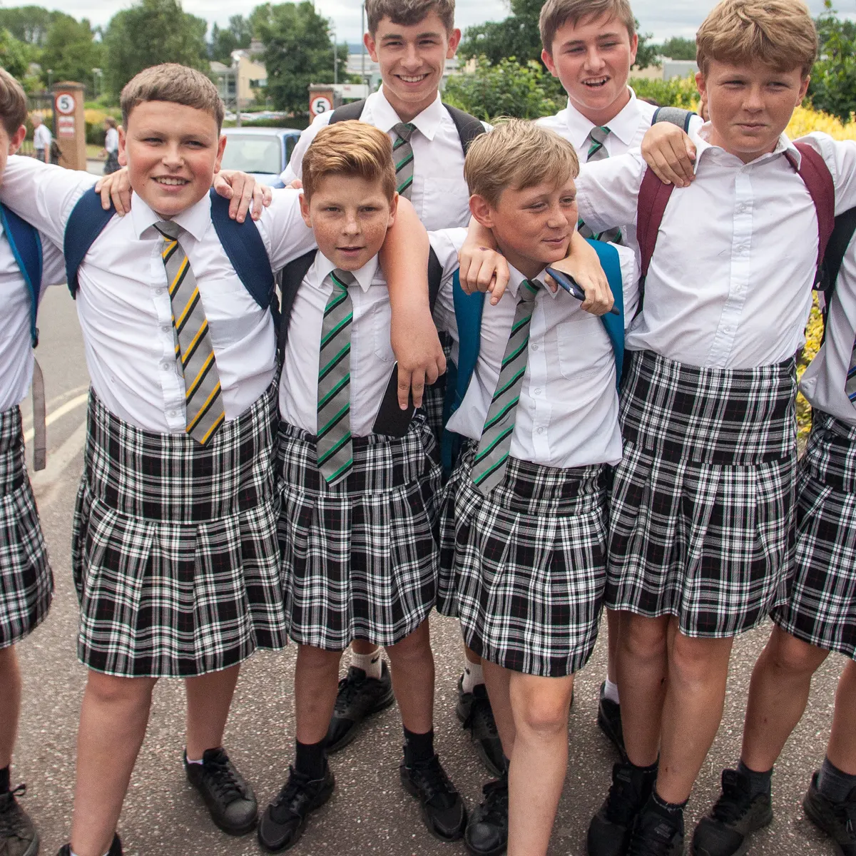 School Trouser skirt